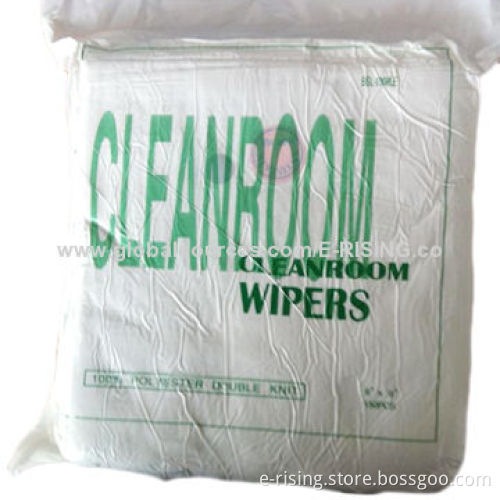 100% Polyester Cleanroom Wiper, Double Knit